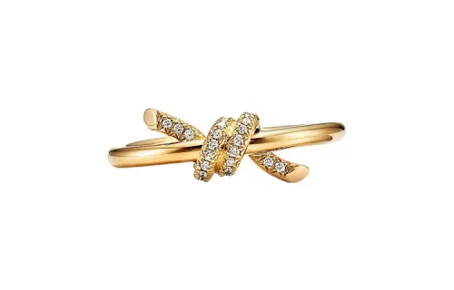 TIFFANY & CO. 18K Gold Diamond Rings Women's