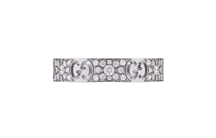 Кольцо Gucci Icon Openwork (серебряное)
