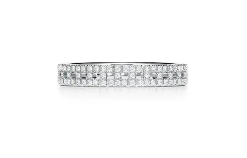 TIFFANY & CO. T 18K White Gold Rings Women's