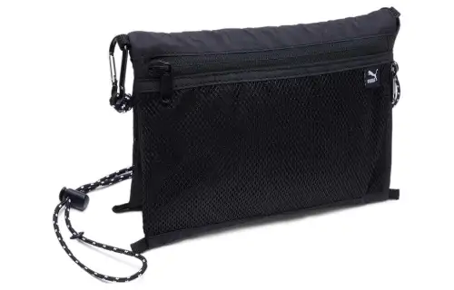 PUMA Nylon Crossbody Bag, Shoulder Bag Regular Women's Black