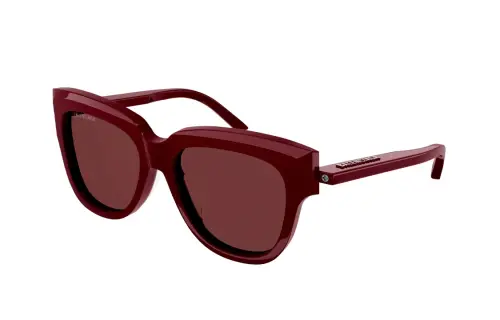 Balenciaga Plastic Butterfly Sunglasses Women's Red