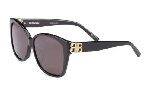 Balenciaga Acetate Cat Eye Sunglasses Women's Black