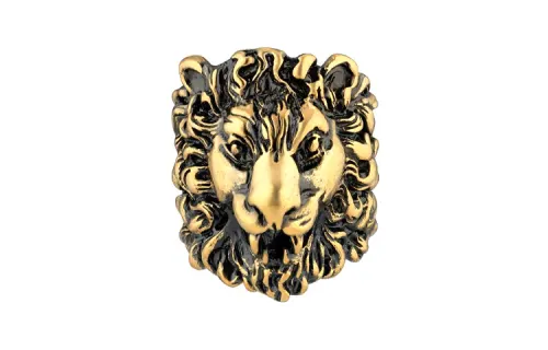 GUCCI Pre Owned 2010s Lion head Ring