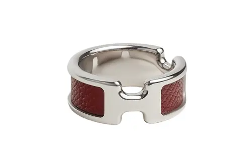 HERMES Olympe Rings Women's Silver