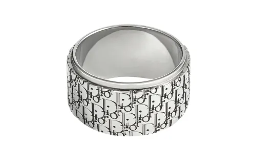 DIOR 925 Sterling Silver Rings Unisex Silver