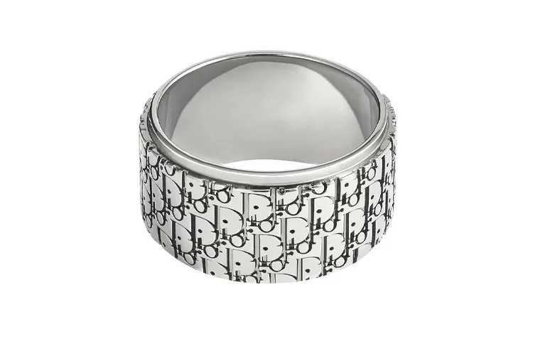 DIOR 925 Sterling Silver Rings Unisex Silver