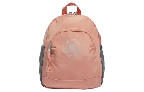 Adidas Recycled Polyester Backpack Mini Unisex Pink & Metallic Silver