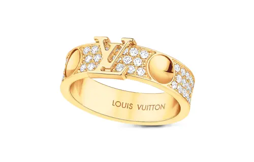 Lv Empreinte Ring Yellow Gold And Diamonds