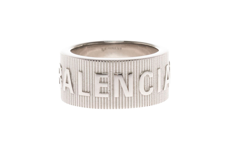 Balenciaga 925 Sterling Silver Rings Unisex Silver