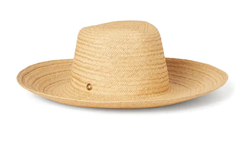 Loro Piana Straw, Cotton, Acetate Straw Hat Women's Brown