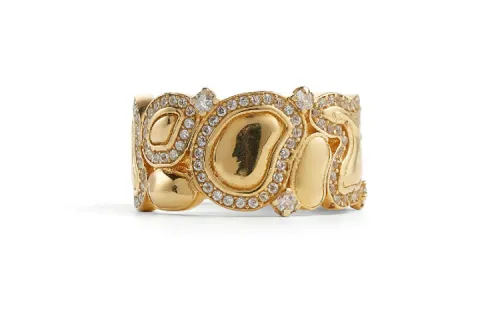 Bottega Veneta Rings Women's Gold