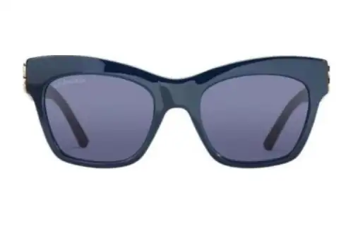 Balenciaga Square Sunglasses Women's Blue