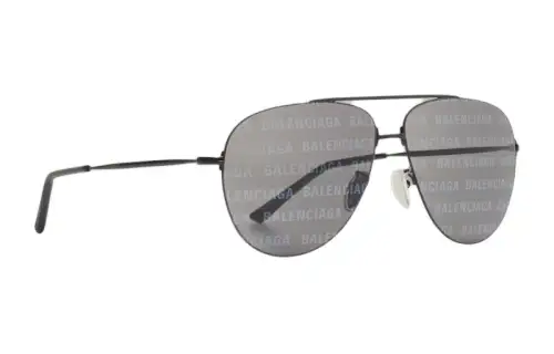 Balenciaga Acetate Aviator Sunglasses Unisex Black