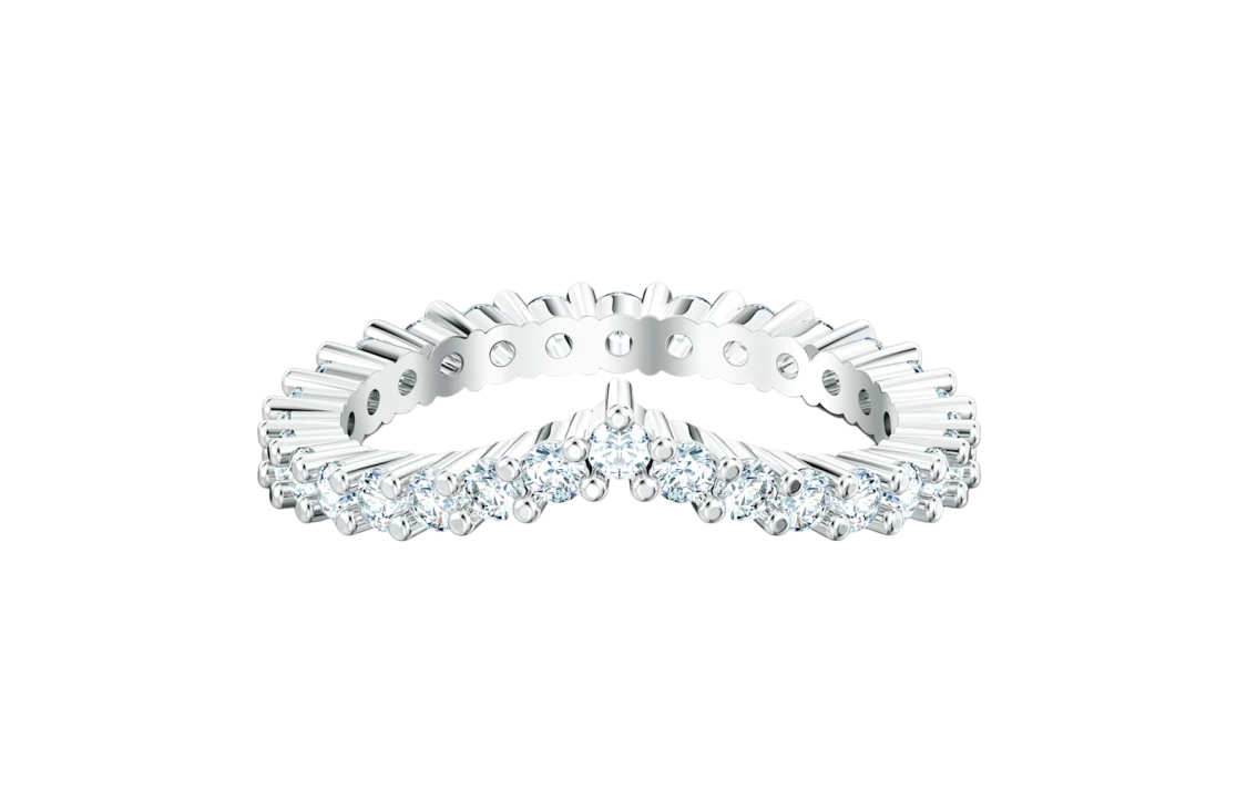 Женское кольцо Swarovski Vittore (серебристое) — фото 3
