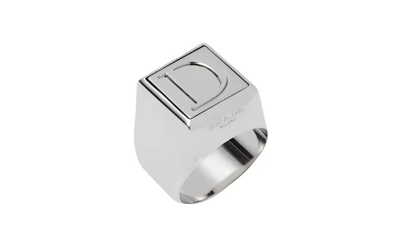 PRADA Rings Men's Silver