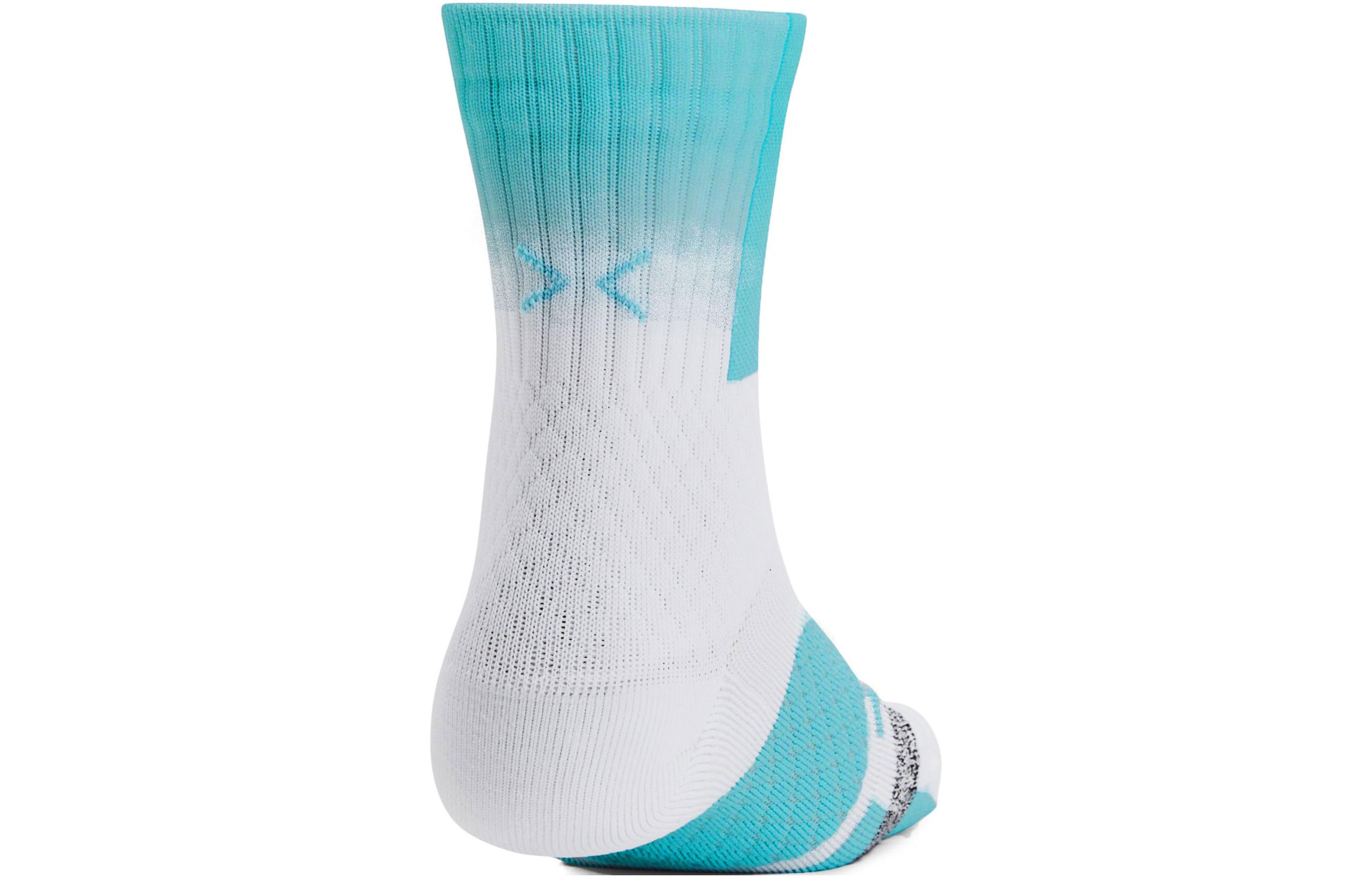 Under Armour Crew Socks Unisex 1 Pack White/Sky Blue