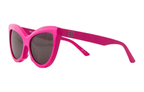 Balenciaga Acetate Cat Eye Sunglasses Women's Pink