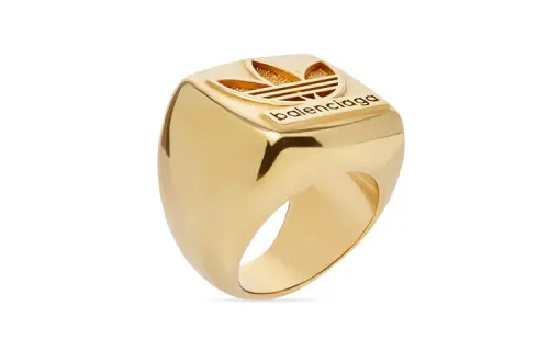 Balenciaga Rings Unisex Gold
