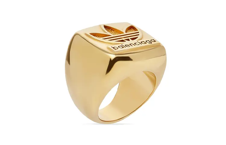 Balenciaga Rings Unisex Gold