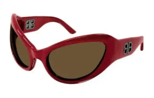 Balenciaga Cat Eye Sunglasses Women's Red