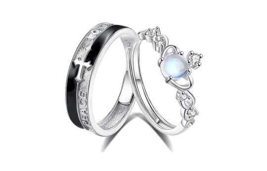 AKAK 925 Sterling Silver Rings Unisex