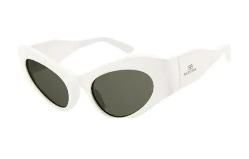 Balenciaga Cat Eye Sunglasses Women's White