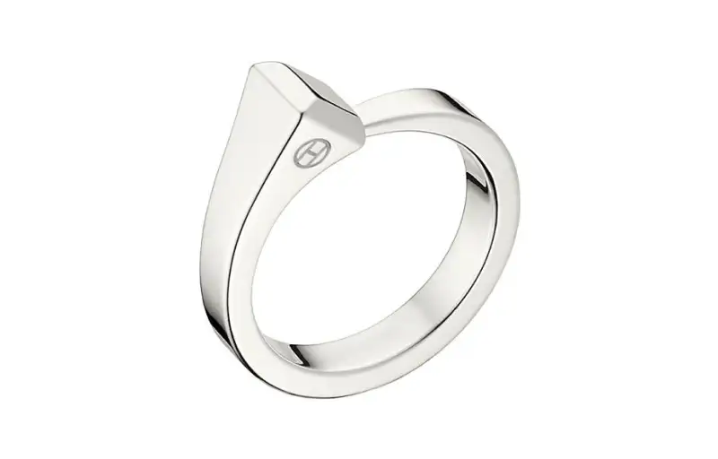 HERMES 925 Sterling Silver Rings Women's