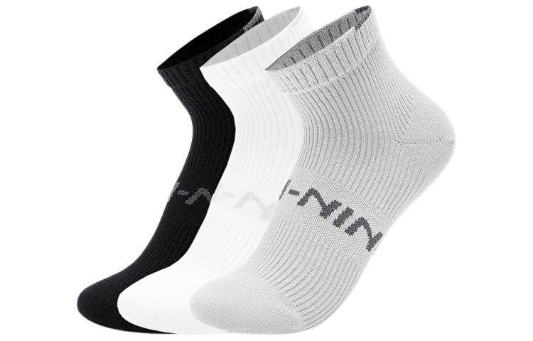 Li Ning Fitness Series Ankle Socks Unisex 3 Pack