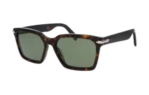 DIOR Square Sunglasses Men's Tortoiseshell