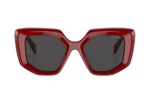 PRADA Logo Geometric frame Sunglasses