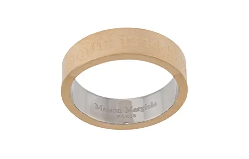 Maison Margiela Logo engraved Thick band Ring