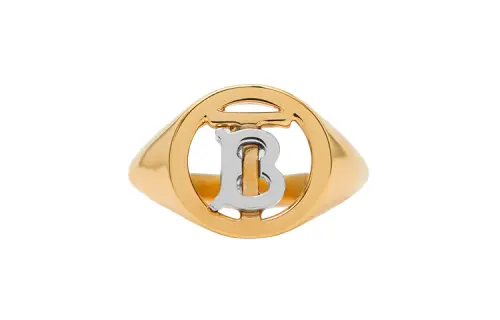 【Previous Season】monogram-motif signet ring