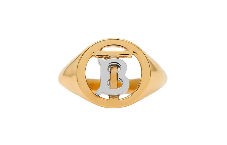 【Previous Season】monogram-motif signet ring
