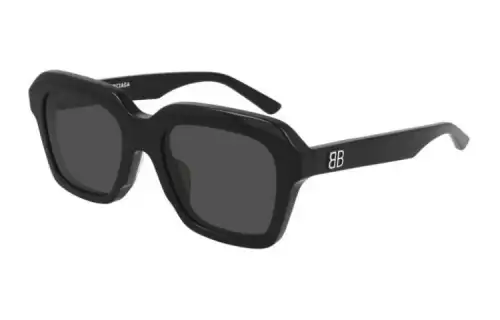 Balenciaga Square Sunglasses Women's Black