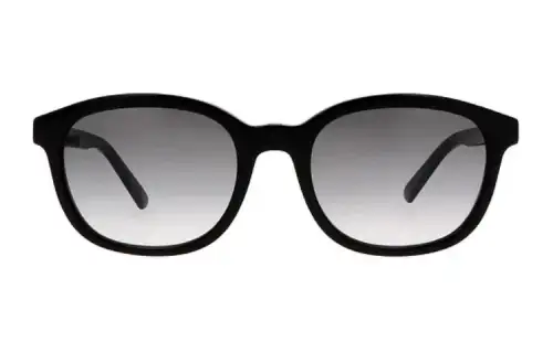 DIOR Acetate Irregular Shape Sunglasses Women's Black