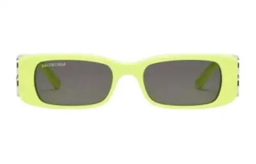 Balenciaga Square Sunglasses Women's Yellow
