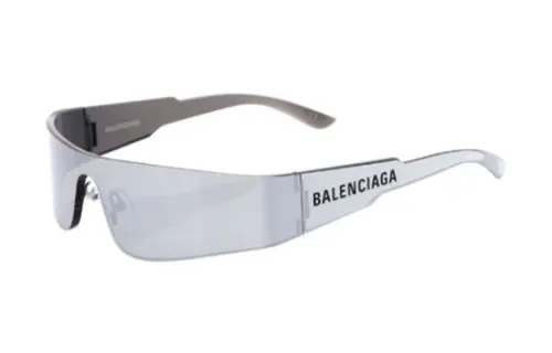 Balenciaga Irregular Shape Sunglasses Women's Gray
