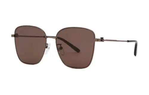 Balenciaga Irregular Shape Sunglasses Women's Bronze