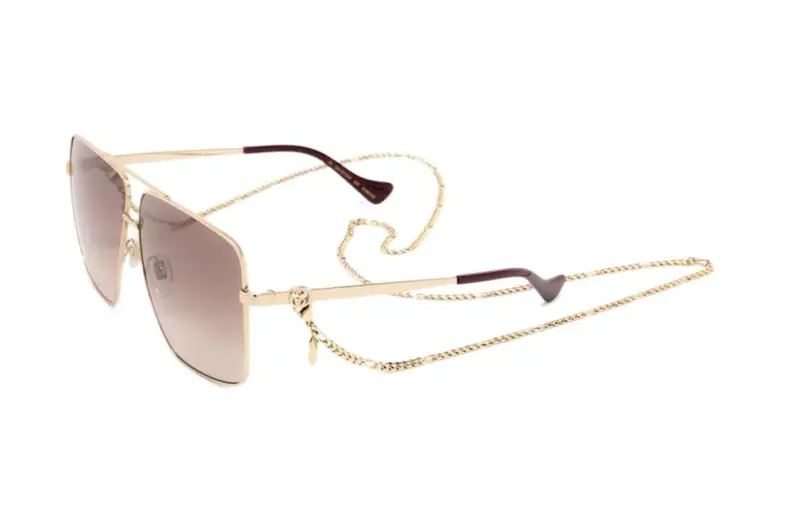 GUCCI Oversized Square Frame Sunglasses