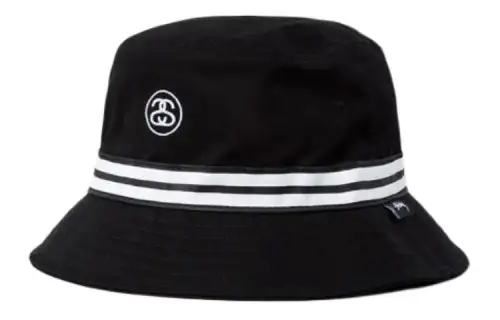 Stussy Cotton Bucket Hats Men's Black