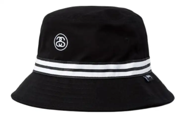 Stussy Cotton Bucket Hats Men's Black