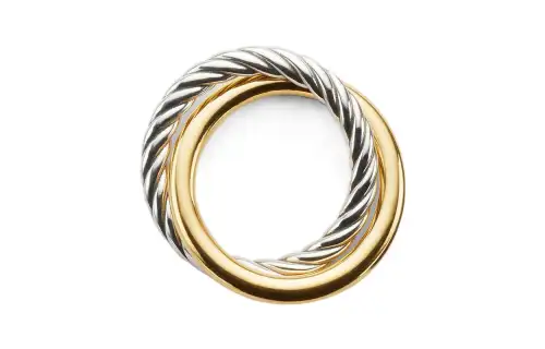 Bottega Veneta Rings Unisex Gold/Silver White