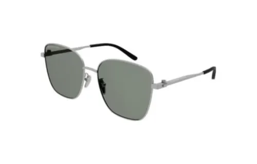 Balenciaga Irregular Shape Sunglasses Women's Silver