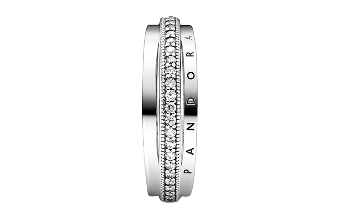 Женское кольцо Pandora Pavé (серебряное) — фото 3