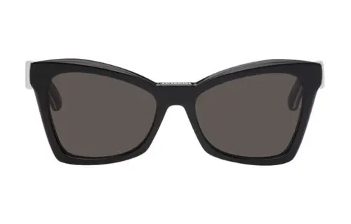 Balenciaga Acetate Butterfly Sunglasses Women's Black