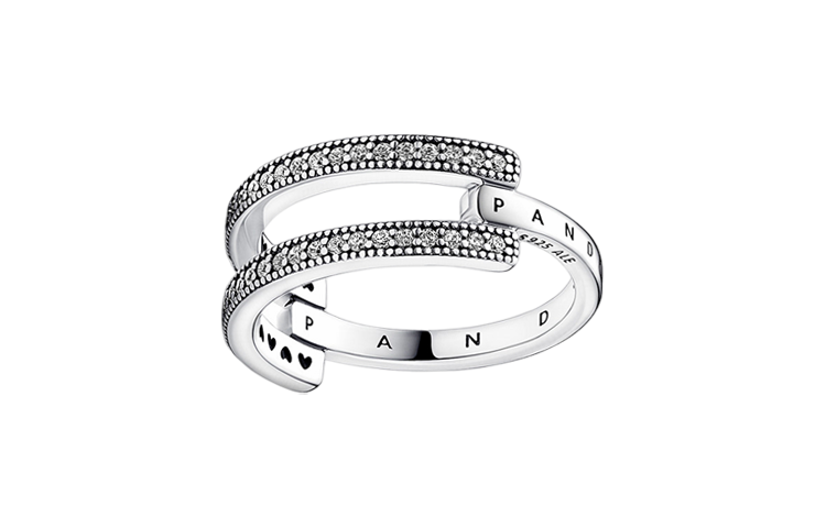 Женское кольцо Pandora Pavé 925 (серебряное) — фото 2