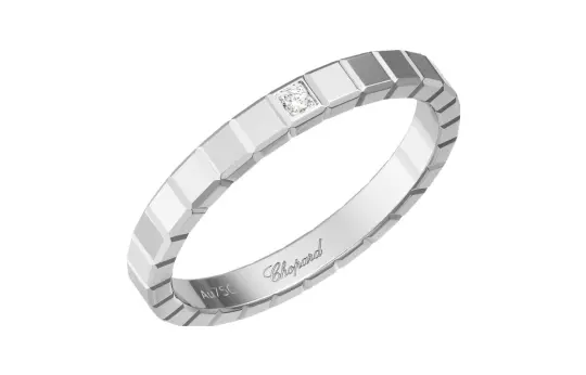 Chopard 18kt White Gold Ice Cube Diamond Ring