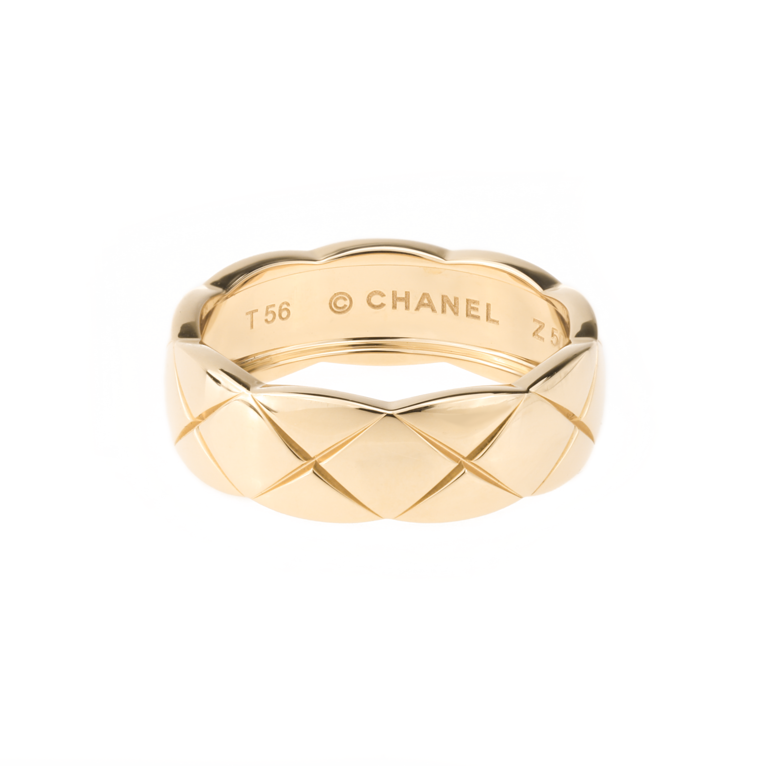 CHANEL Chanel CoCo Crush Standard Wide Version Yellow 18k Gold Ring Men's Gold