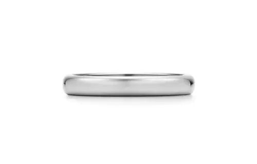 TIFFANY & CO. Platinum Rings Men's Silver