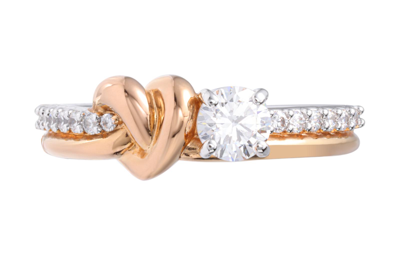 Женское кольцо Swarovski Lifelong Heart (белое)